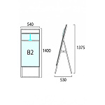 カタログケーススタンド看板　KCSKシリーズ