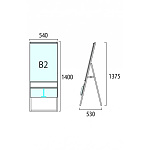 カタログケーススタンド看板 KCSKシリーズ