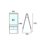 カタログケーススタンド看板 KCSKシリーズ