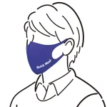 ■クイックマスク 着用イメージイラスト