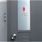 ■使用例/透明ステッカー(大) 女子用トイレ