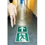 ■非常口(避難口)誘導標識ステッカー使用例