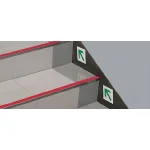 ■使用例/矢印ステッカー(蓄光タイプ・5枚1組)