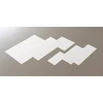エコユニボード (再生PPボード) 白無地 (1枚) 300×450×1.2（4mmΦ穴4スミ） (886-23)