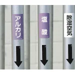 ■使用例/JIS配管識別ステッカー