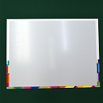 ■巻き込み仕上げの背面写真 側面までシートが巻かれているため、看板の耐久性がアップします。