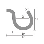 ■フックの寸法図