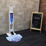 ■トレイの無い(小さい)消毒液スタンドに最適!