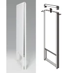 ■折りたたみ式。上部フレームを外してスライドセット。