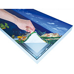 印刷メディアは誰でも取り付けが簡単です。