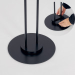 ■別売の丸ウエイト2ポールKがご利用いただけます。