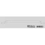 ■鉄板／明治山 断面図