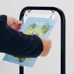 ■用紙をクリアファイルにスライドセット