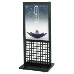 格子ポスタースタンド  奥-02 両面 屋内用(B2サイズ) (A-OKU02*)