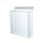 PGSK看板専用 パンフレットケース単品 屋内用(フタなし) ブラック (PGSKP-W115H(B))