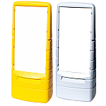 マルチポップサイン 白無地面板付