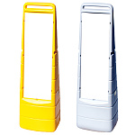 マルチクリッピングサイン 白無地面板付