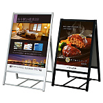 ポスタースタンド 四辺開閉式 屋外用 2811/2812/2813/2814