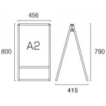 ■A2サイズ・両面の寸法図