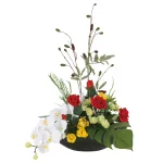 光触媒 人工観葉植物 造花 華やか (高さ59cm) (923K90)