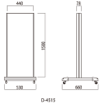 ■クロスオーバー D4515 寸法図