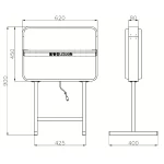 ■寸法図:ADO-207T-LED
