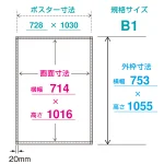 ■寸法図:B1サイズ