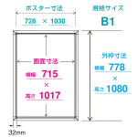 ■寸法図：B1サイズ
