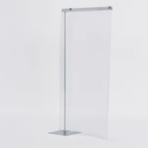 スタッキング式卓上パーテーション 4356 高さ900mm ビニール寸法450×915mm