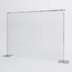 スタッキング式卓上パーテーション 4363 高さ900mm ビニール寸法1200×915mm