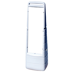 マルチクリッピングサイン 白無地面板付 規格:グレー(片面1枚) (MCS-G-1ITA)