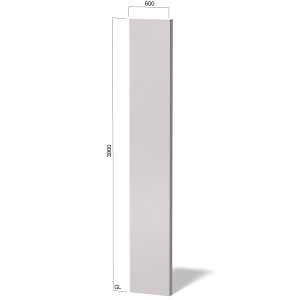 埋込式自立看板 タワーサイン ダイナスティ D-19 (地上高W600xH3900)