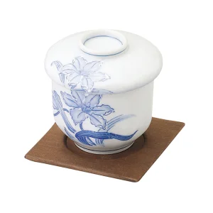 焼杉茶碗蒸台  (W08605)