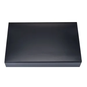 紙弁当箱 外箱 黒(50個入)(K-BOX90-60BK)  (W08883)