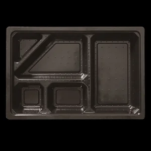 紙弁当箱 中子(C) 黒(25個入)(KMP90-60C)  (W08886)