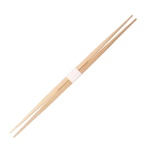 吉野杉・らんちゅう箸 白杉(白帯付) 50膳  (W08964)