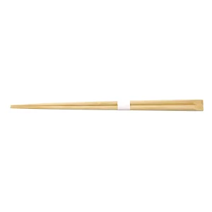 先細竹・天削箸(50膳入) 白帯巻無塗装  (W15560)