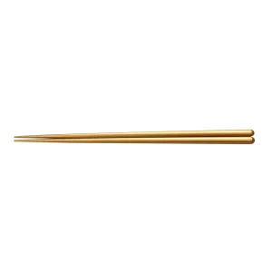 食器洗浄機対応木箸・金  (W15564)