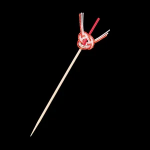 祝い串 赤 12cm (10本入)  (W21081)