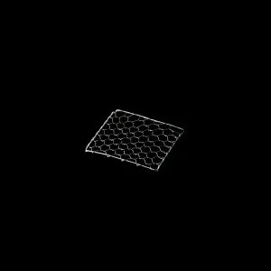 ステンレス目皿 角型3寸  (W21594)