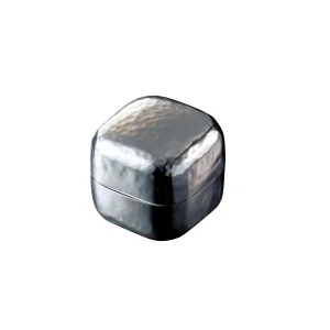 ステンレス槌目珍味玉手箱  (W23999)