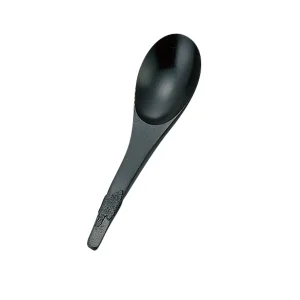 木製レンゲ(黒)  (W25777)
