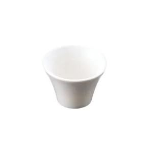 陶器・反り丸型珍味入 白  (W26724)