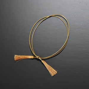 重箱用二重ゴム房ひも 金 40cm (50本入)  (W27358)