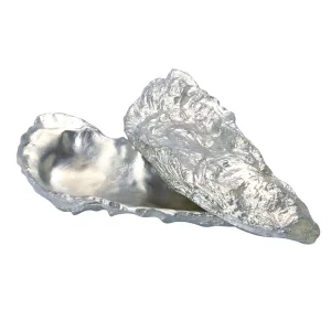 錫・牡蠣型蓋付小皿  (W27949)