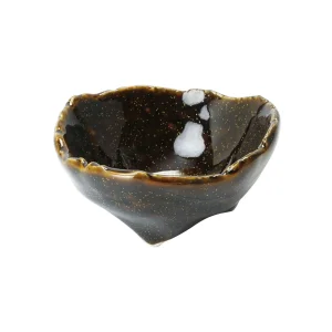三ッ足小付・銀河(茶)  (W27955)