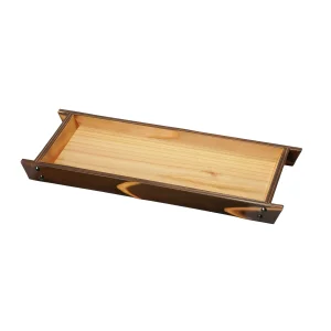 焼杉・舟形盛皿(大) 皿のみ  (W32531)