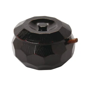 木製飯器セット(蓋・しゃもじ付) 曙 大  (W33314)