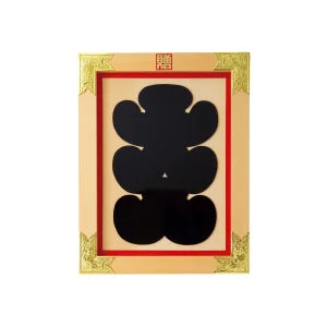 縁起祝額25号大入(白木)金具付  (W43352)
