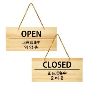 POP プレート OPEN/CLOSED  (W48520)